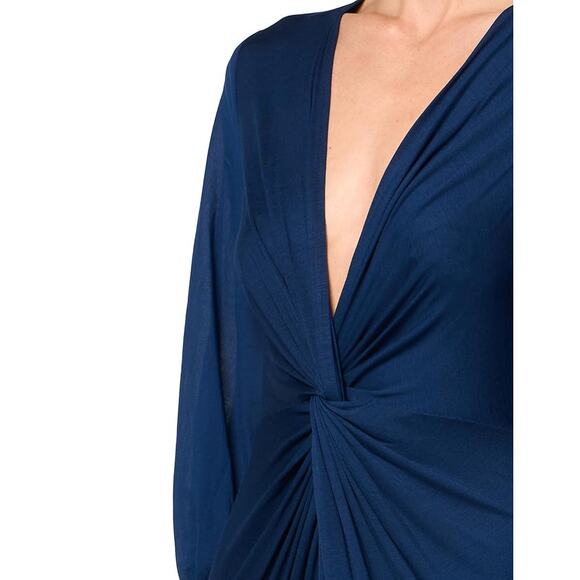 New TRINA TURK Palm Coast Cocktail Dress Jersey Knit - Picture 12 of 12